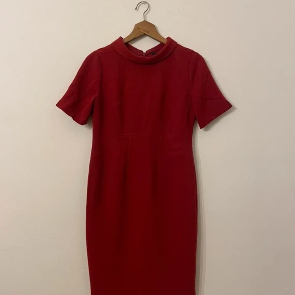 H&M Elegant Red Midi Dress